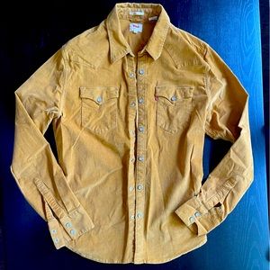 Levi’s Corduroy Pearl Snap Western Shirt